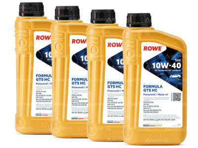 4 Liter (4x1L) ROWE HIGHTEC FORMULA GTS SAE 10W-40 HC