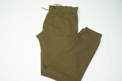 Eidos Slim Sweatpants Jersey Joggers Olive Gree 100% Cotton Pant Sz M Brand New 
