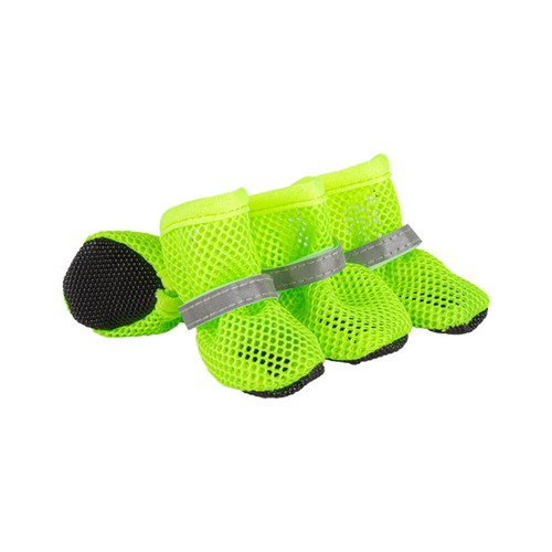 4pcs Pet Dog Shoes Anti Slip Boots for Small Puppy Dogs Mesh Breathable Summer @ - Picture 12 of 19