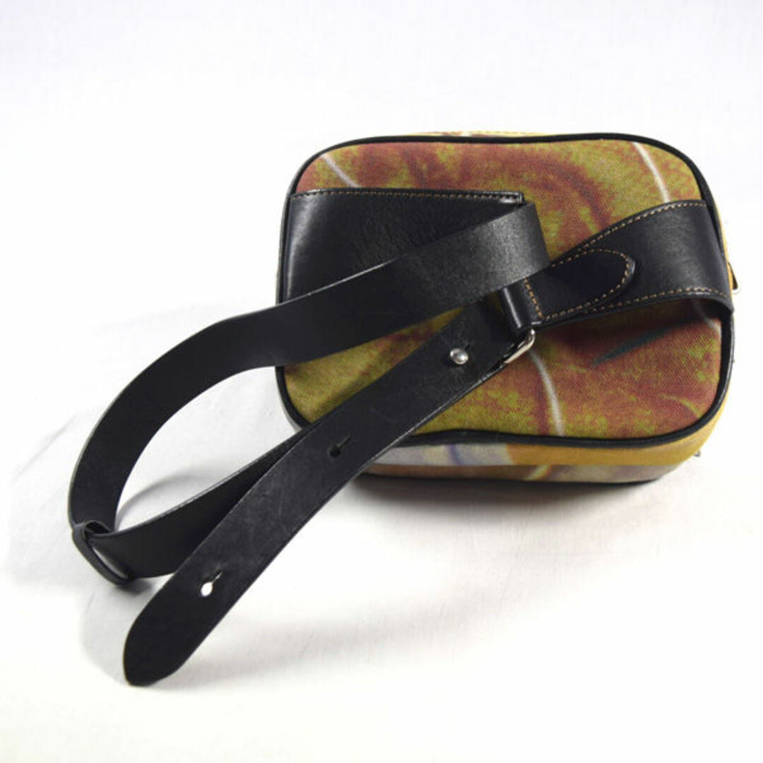 即発*Vivienne Westwood CANVAS RUBBER ORB ボディバッグ Vivienne Westwood Shoulder Body Bag Beige Orb Canvas Leather