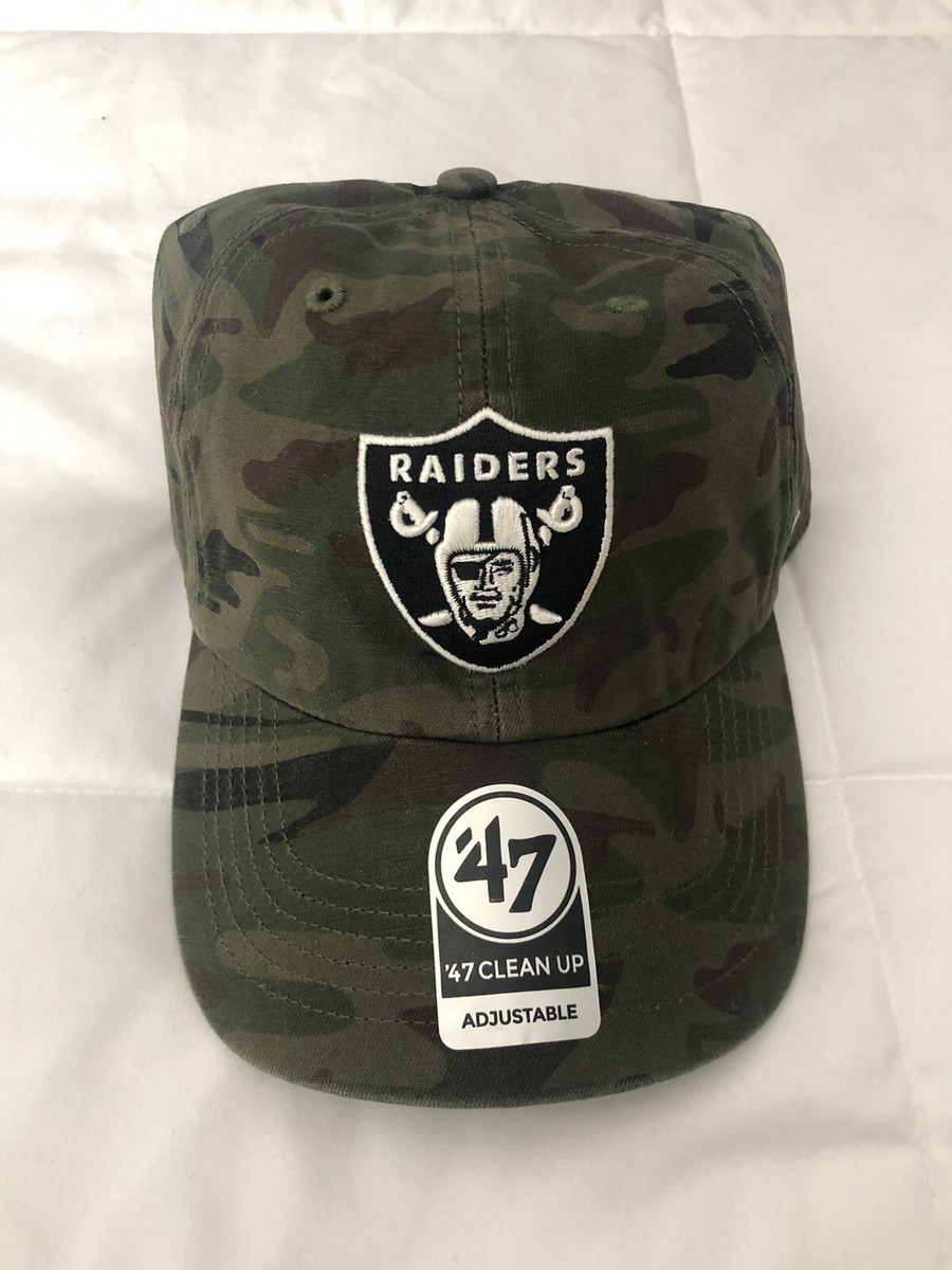 Las Vegas Raiders '47 Brand Mens Logo Camo Clean Up Hat | eBay
