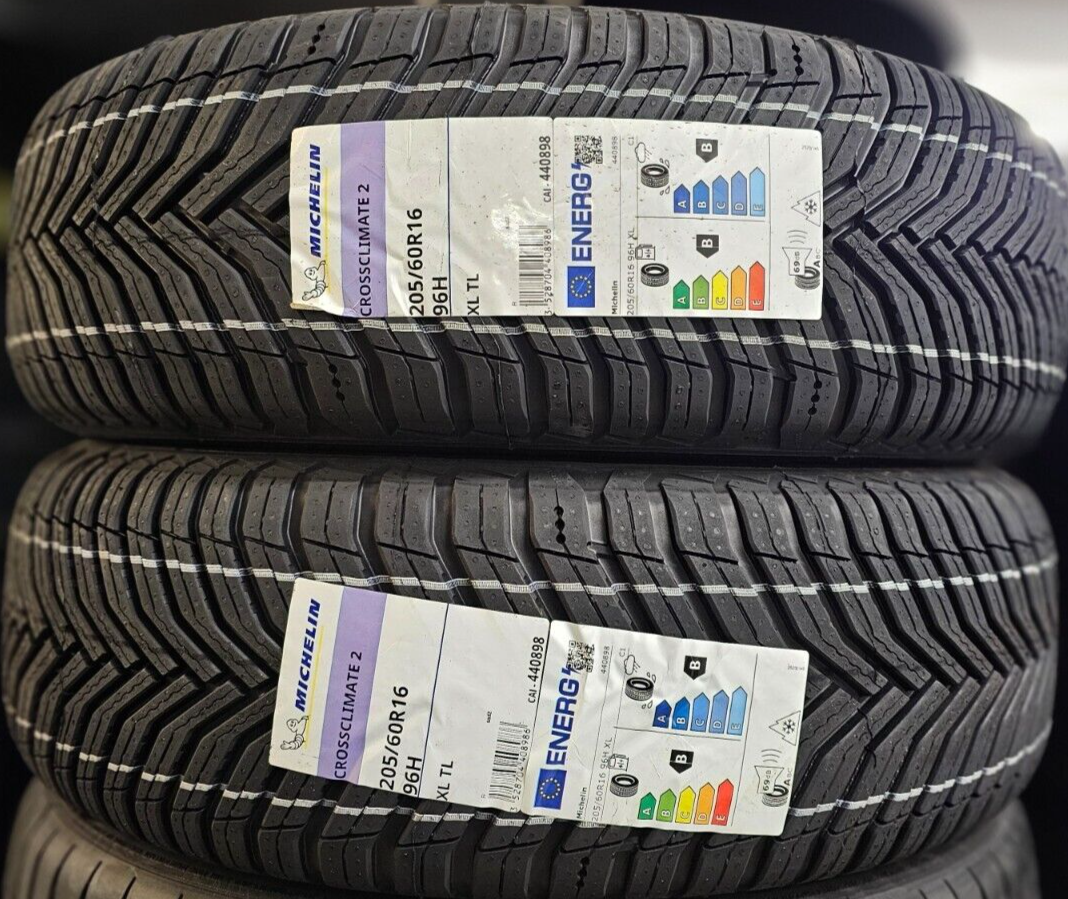 2X MICHELIN CROSSCLIMATE 2 205/60 ZR16 XL 96H 205 60 16 ALL SEASON