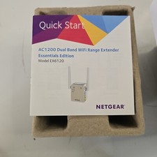 Netgear EX6120 White Dual Band 1200Mbps High Power AC1200 WiFi Range Extender