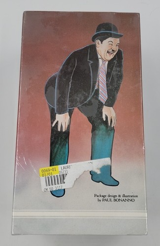 Laurel & Hardy 3 Full Length Comedy Classics 3-Tape Set VHS Brand New Sealed - Picture 2 of 6