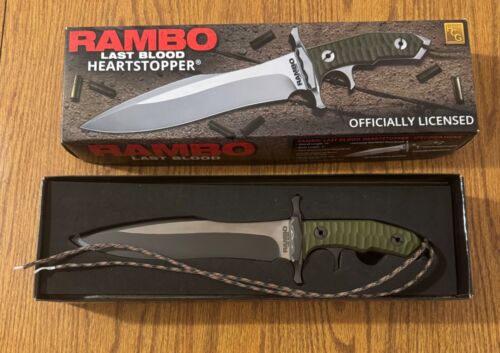 Rambo Last Blood Heartstopper 9” Knife and Sheath - Picture 11 of 13