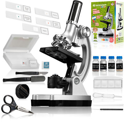 BRESSER JUNIOR Biotar 300x-1200x Set Mikroskop (ohne Koffer)