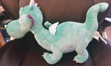 Disney Plush Dragon Crackle from Sofia The First Blue Green 18" Stuffed Animal