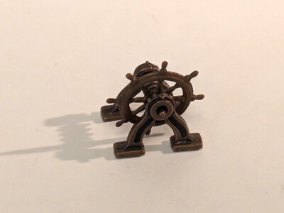 Ship Model Fittings Parts 8 spoke 20mm Bronze Ship's wheel w/ stand
