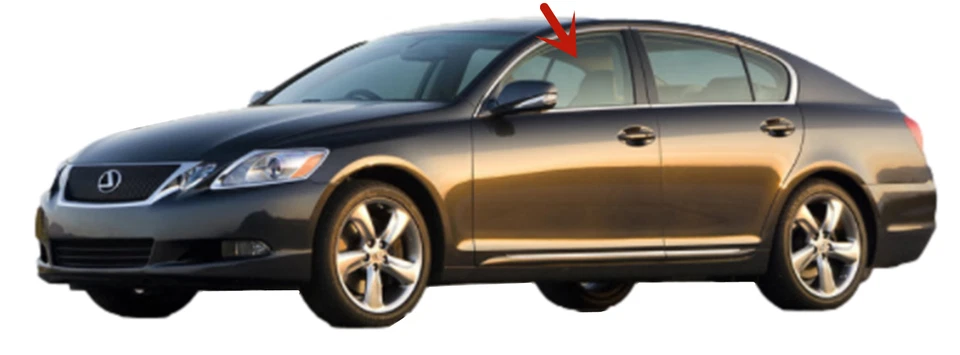 Se adapta a Lexus GS300 GS350 GS430 GS450 GS460 conductor puerta delantera izquierda ventana vidrio Foto 2 de 4