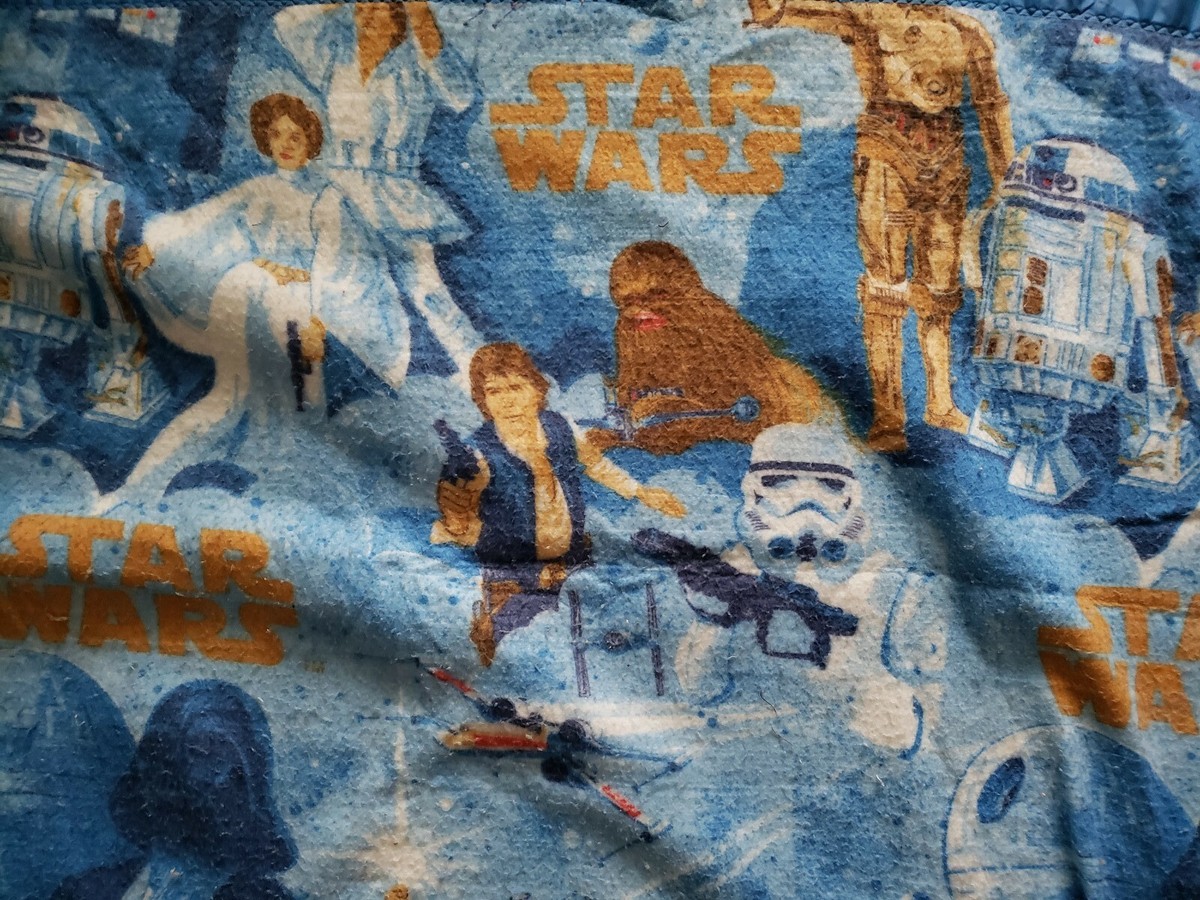 Vintage 1970's Star Wars Blanket approx 68 x 90 | eBay
