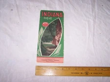 Vintage INDIANA The Hoosier State Travel Brochure CONOCO Gas & Oil