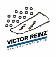 For BMW Victor Reinz OEM German Valve Cover Gasket Set w/ 15 Bolt Seals E46 E39