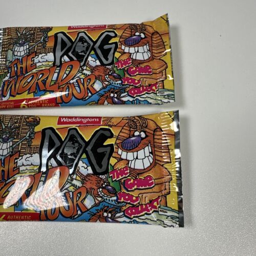 POG Waddingtons The World Tour Vintage 1995 x2 Pack Bundle NEW SEALED - Picture 3 of 6