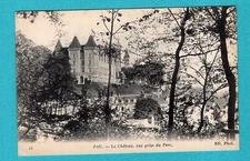 Ka postcard / postcard: Pau, Le Château. View Taking the Park