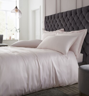 Catherine Lansfield seidig weiches Satin Bett-Set oder Spannbetttuch Kollektion Rouge