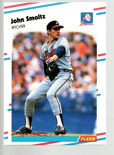 1988 Fleer Update #U74 John Smoltz XRC