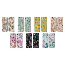 OFFICIAL NINOLA FLORAL ART LEATHER BOOK CASE FOR APPLE iPOD TOUCH MP3