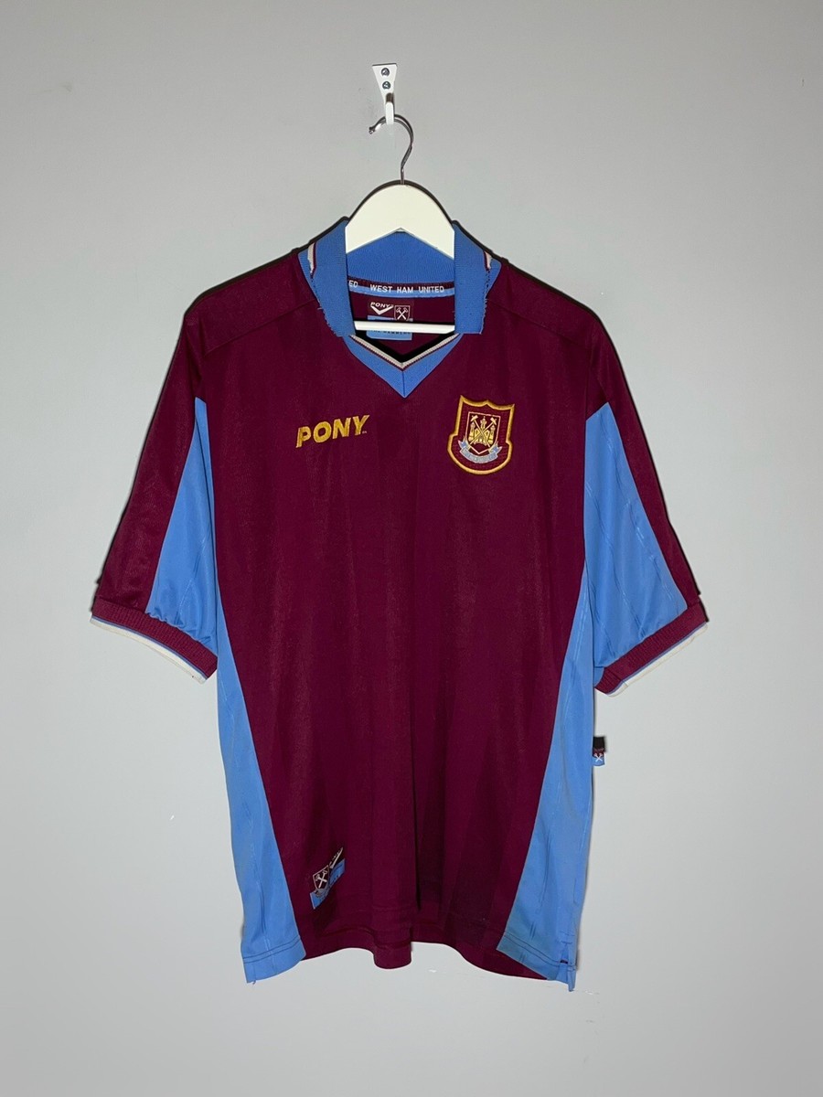 当時物West Ham United 1997/1998 Away Shirt 1997-98 West Ham Away Shirt