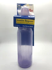 VTG Vintage Evenflo 1999 Baby Bottle Plastic Sensitive Response 8oz purple