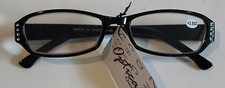 Reading NYS Glasses 3.50 Strength Gorgeous All Black Design Classy Elegant