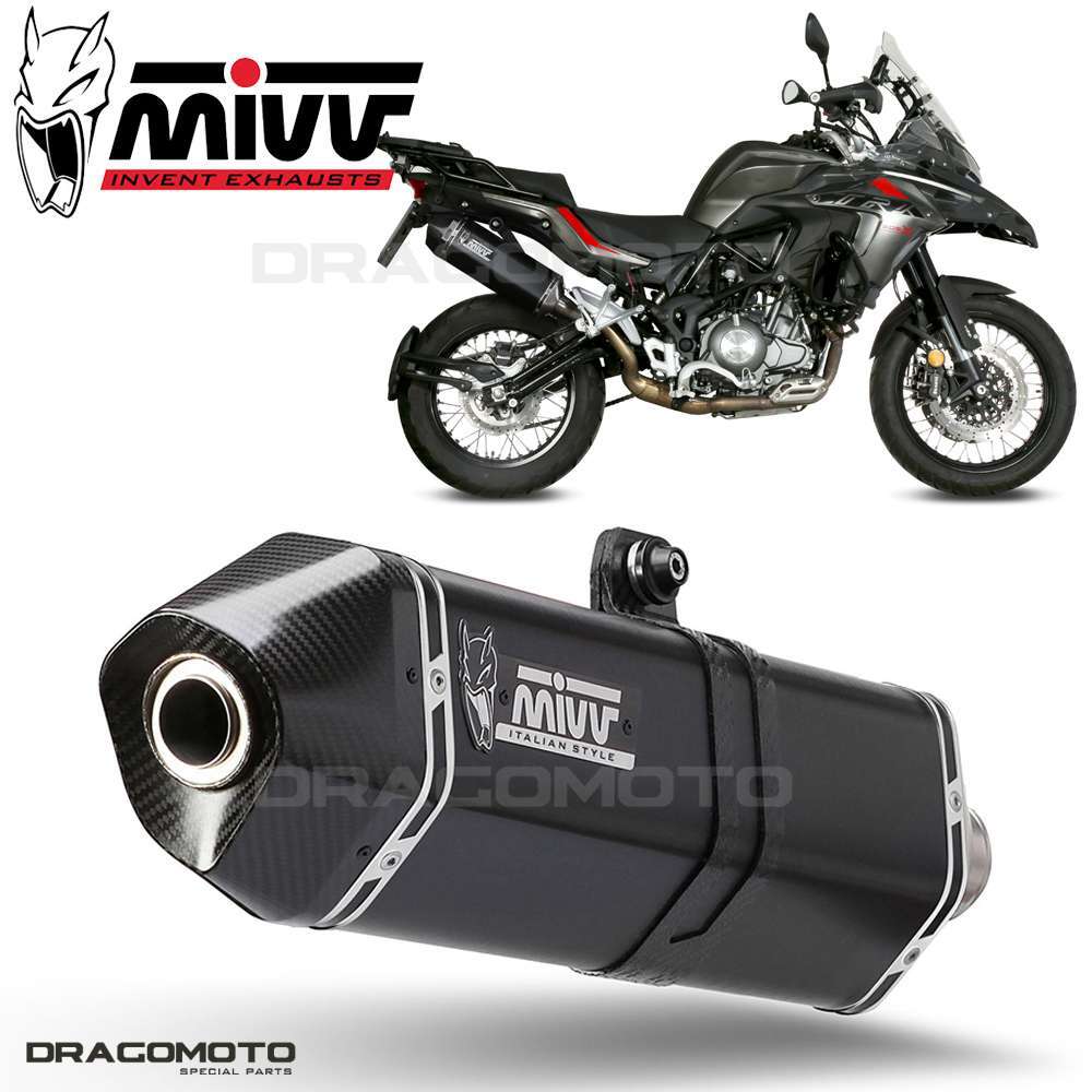 Scarico BENELLI TRK 502 X 2022 2023 MIVV Speed Edge Nero