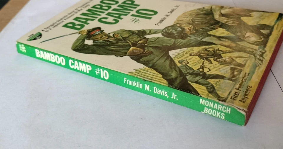 1961 BAMBOO CAMP #10 Franklin Davis 1st Print  BOB STANLEY Cover WW II Monarch  Foto 4 de 4