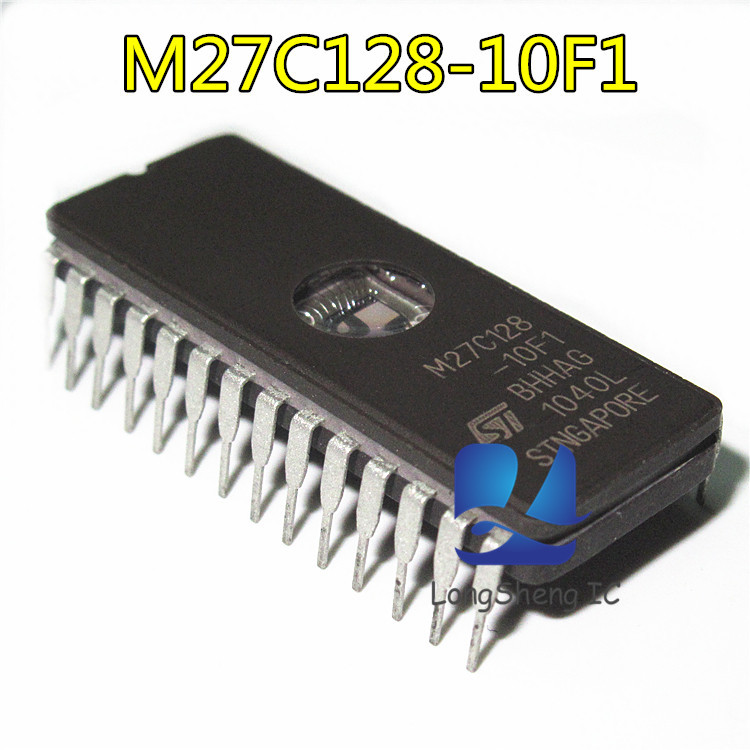 Eprom 128kbit M27c128-10fi Lot De 10 Puces -10FI / M27C128-10F1 - CDIP Eprom 128kbit M27c128-10fi Lot De 10 Puces -10FI / M27C128-10F1 - CDIP