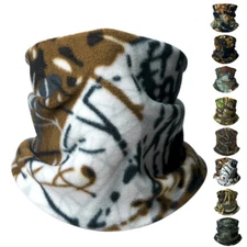 Polar Fleece Thermal Warm Soft Neck Warmer Gaiter Scarf Windproof for Men Women