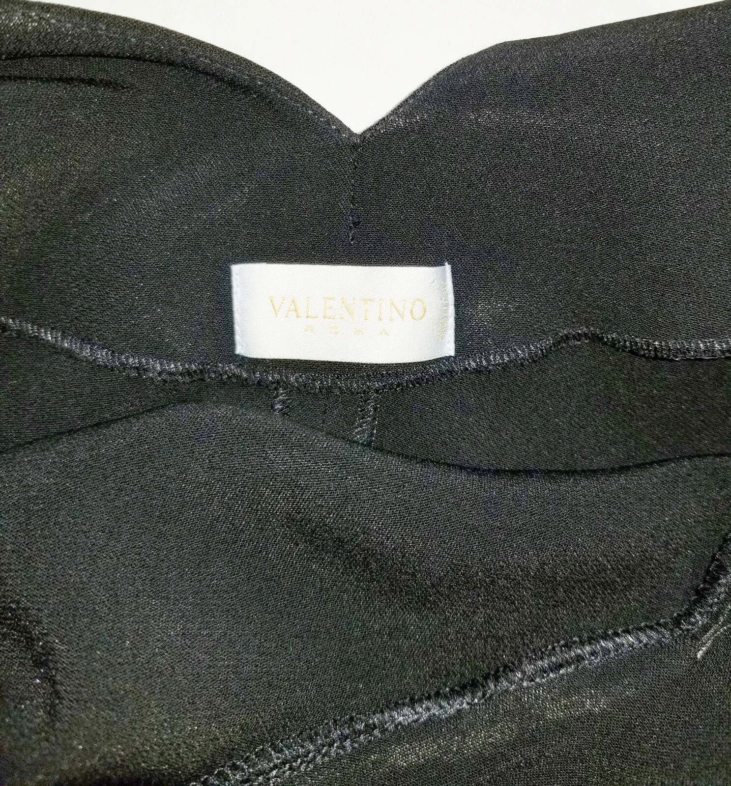 VALENTINO COUTURE ABITO CON COLLO IN COWL