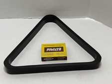 Solid Wood Billiard 8-Ball / 9-Ball Diamond Pool Ball Rack  Billard Chalk New