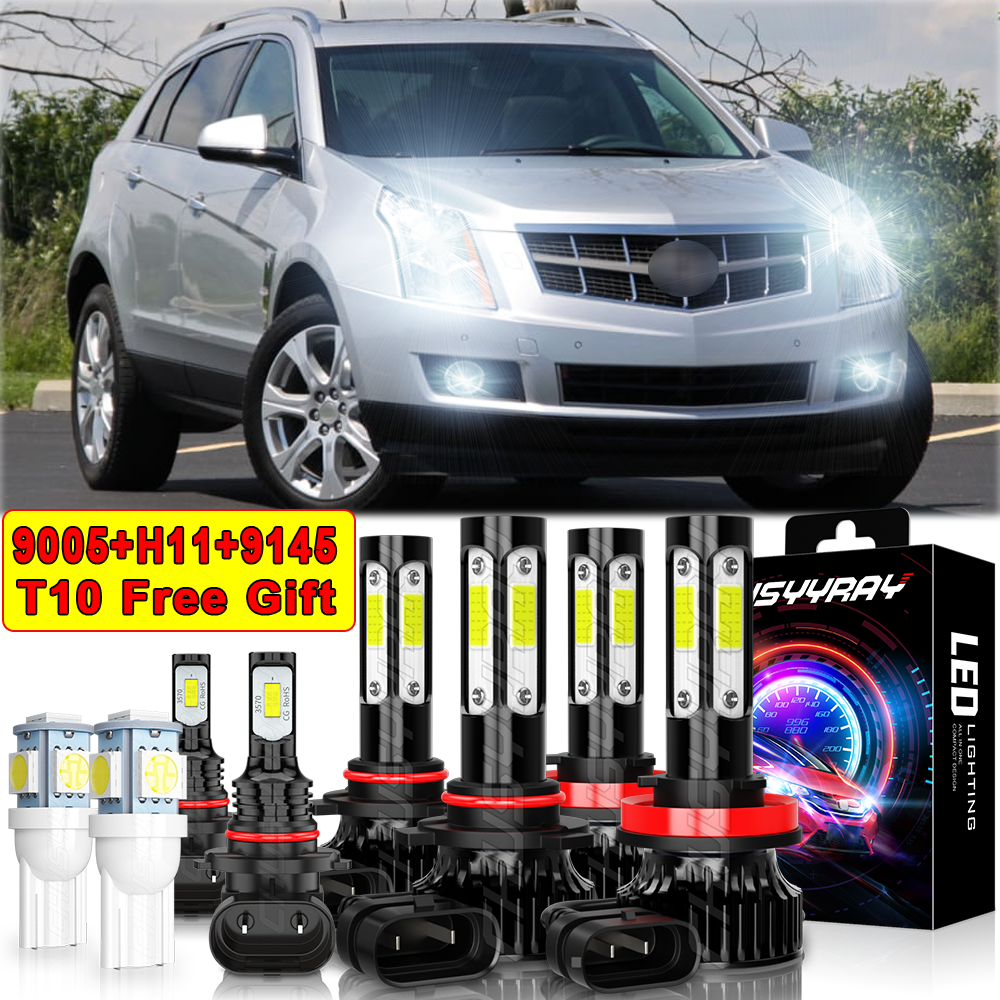 Para For Cadillac SRX 2010-2016 Combo LED faro haz alto/bajo + luz