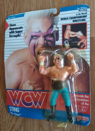 Sting Figure Wrestling WCW GALOOB Figure unopened ...