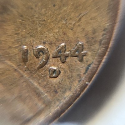 1944D D/D LINCOLN WHEAT PENNY RPM D OVER D CIRCULATED #1