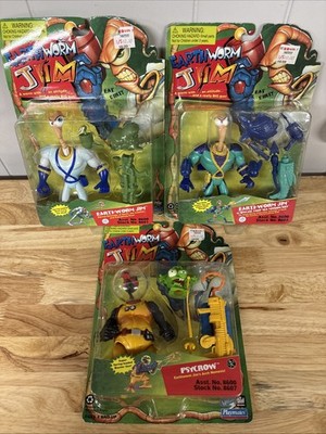 Earthworm Jim Action Figures Earthworm Jim Psycrow 8601 8603 8607
