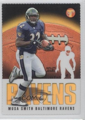 2003 Topps Pristine Gold Refractor Die-Cut 73/75 Musa Smith #114 Rookie RC 0a1