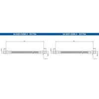 2X ATE Bremsschlauch BremsschlÄUche Vorne Passend FüR Volvo 240 260