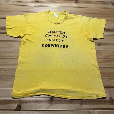 Vintage 80s Hester Century 21 Realty Bobwhites Real Estate Promo T-Shirt - XL