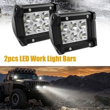 4 Led Light Pod White Spot Driving Led Working Light 2pcs 18w Off Road Light