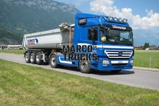 LKW Foto Mercedes-Benz Actros Kipper Schweiz blau Bahrensperger SCHMITZ C #j6qd