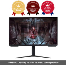 SAMSUNG Odyssey 32" G5 S32CG510 Gaming Monitor QHD 165Hz 1ms HDR10 FreeSync