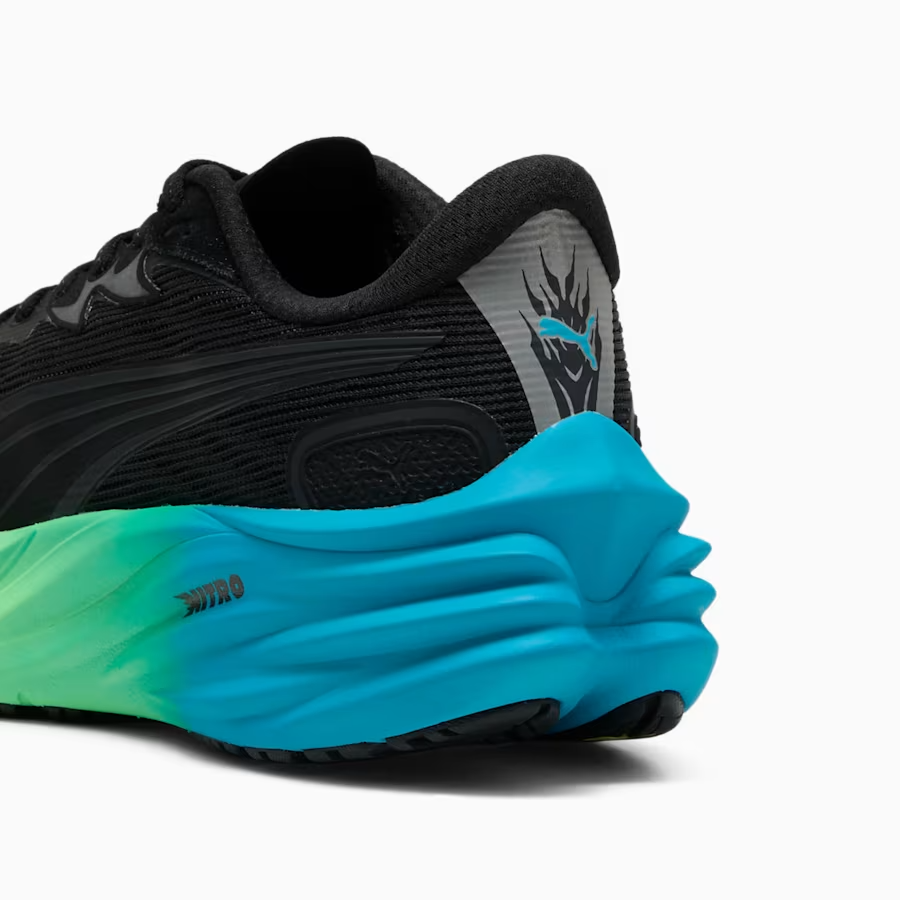 LOTTO Puma Velocity NITRO 4 Scarpe Da Corsa Da Uomo Nere E Blu Tutte Le Taglie