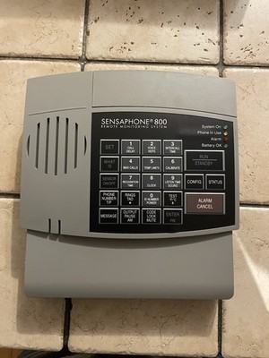 Sensaphone Model 800 Desktop Monitoring System Monitor 8 Different Zones