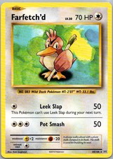 Pokemon TCG Farfetchd 68/108 Evolutions NM