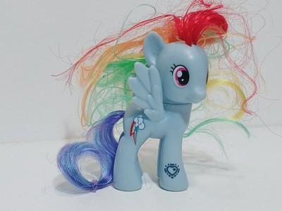 My Little Pony Rainbow Dash G4 MLP Sammlerstück Kinderspielzeug bürstbare Haare