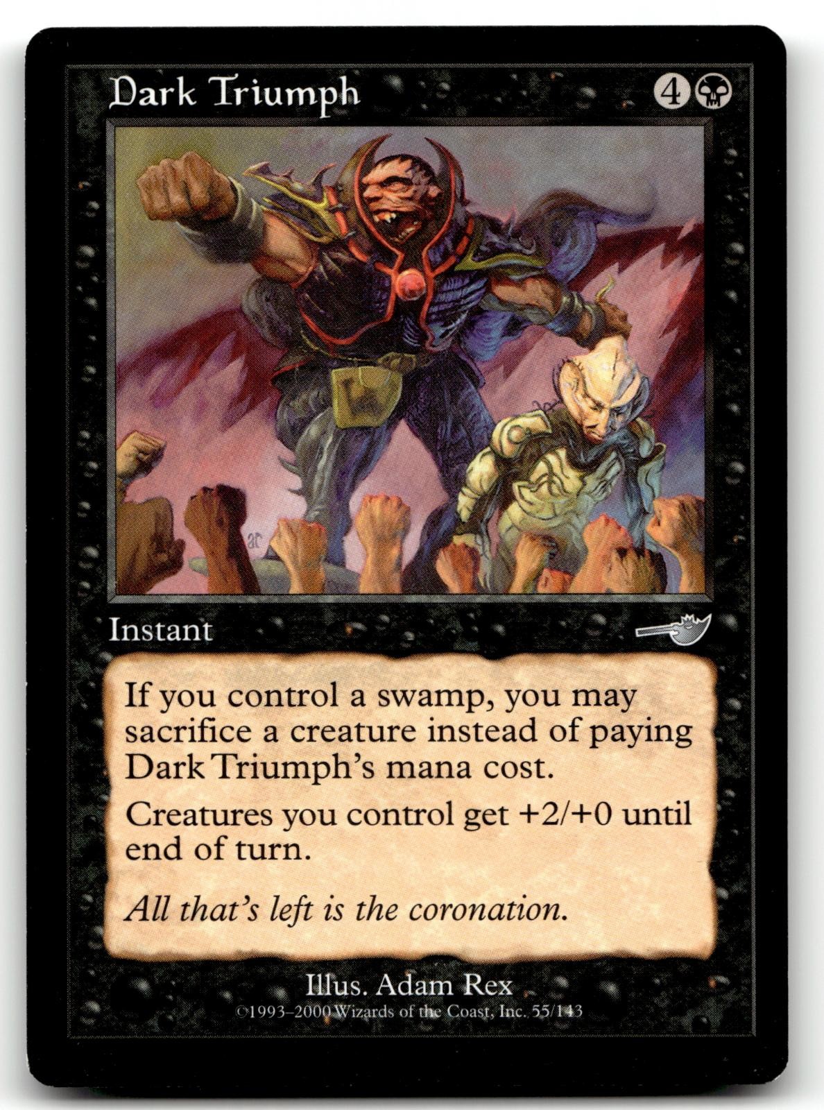 Dark Triumph 55 Uncommon Nemesis Magic: The Gathering Lightly Played