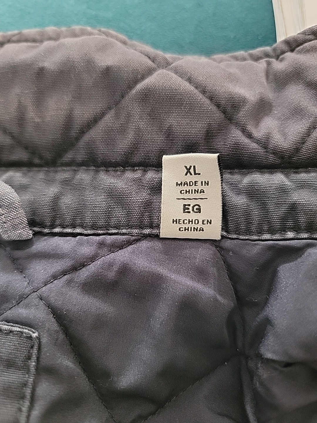 VTG Levi's Jacket Mens XL Blue Diamond Quilted Trucker Work Chore Full Zip thumbnail 18