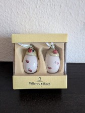 2 Stück Villeroy &Boch Spring Egg Ostern Ei Marienkäfer Anhänger Ornament