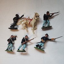 Vintage Britains Herald 7461 American Civil War Federal Infantry Forces Horse