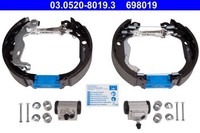 ATE Bremsbackensatz Hinten Passend FüR Dacia Duster