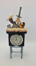 Disney Store Nightmare Before Christmas Mayor at Podium Clock NIB